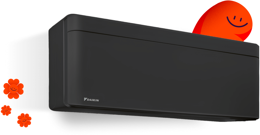 čierna klimatizácia daikin a 20% zľava