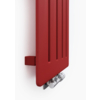 TERMA Aero V Designheizkörper 1500x410 Farbe Metallic Red an Wand