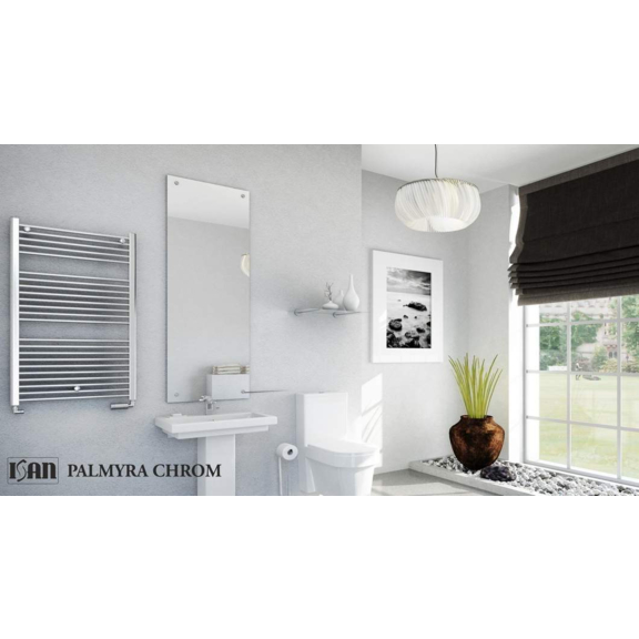 ISAN Palmyra Chrom Elektrischer Badheizkörper Interieur
