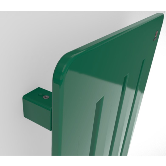 TERMA Aero V Designheizkörper verschiedene Farbvarianten RAL6016 Detail