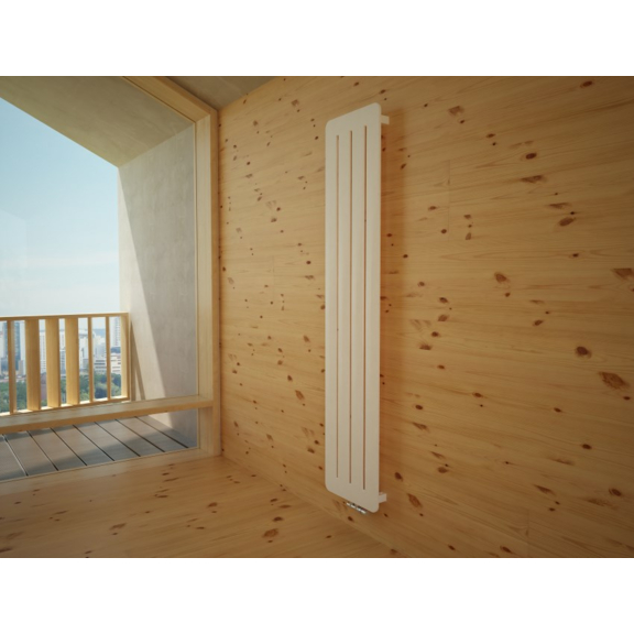 TERMA Aero V Designheizkörper 1500x325 RAL9016