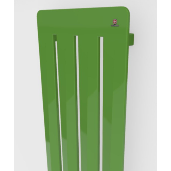 TERMA Aero V Designheizkörper verschiedene Farbvarianten RAL6018 Detail