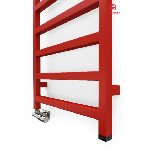 TERMA Simple One Designheizkörper für Badezimmer RAL3020 - Detail