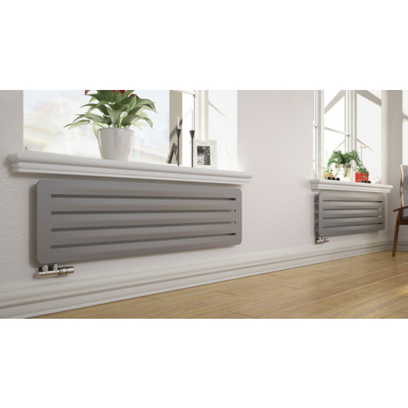 TERMA Aero H Designheizkörper unter Fenster