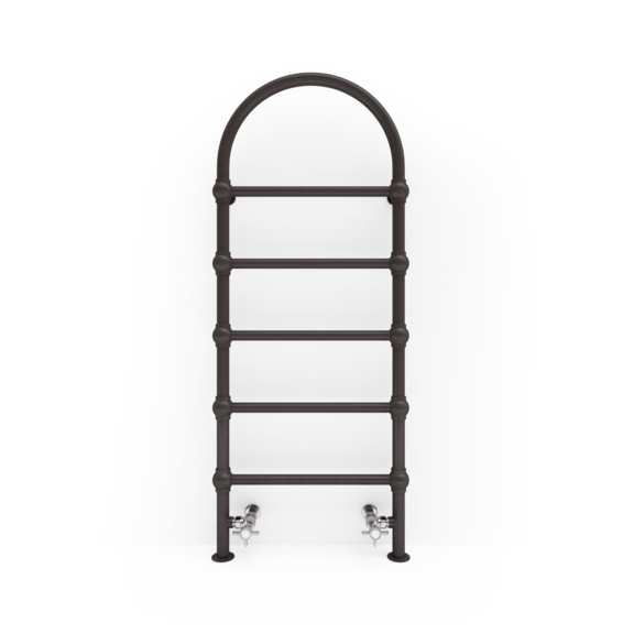 TERMA Retro S Designheizkörper 1245x504 Farbe Sparkling Grey