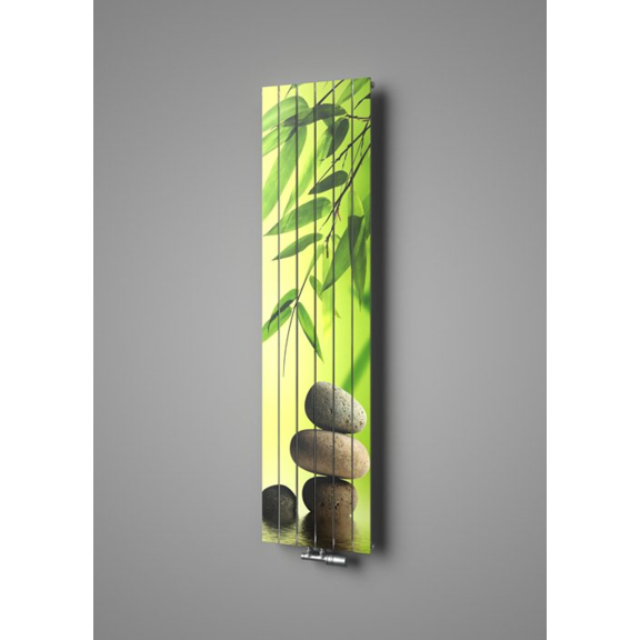 ISAN Collom Heizkörper für Flur mit Druckmotiv