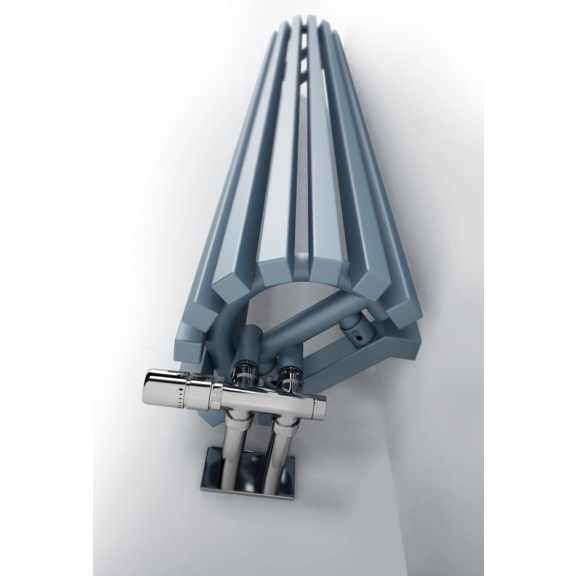 TERMA Triga ANC Eckheizkörper RAL 5024 Detail