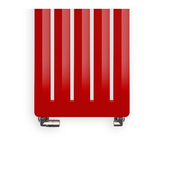 TERMA Aero V Designheizkörper 1500x410 RAL3020 Detail