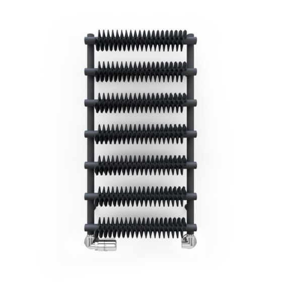 TERMA Ribbon T Retro Heizkörper Farbe Metallic Grey