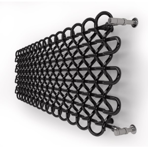 TERMA PLC H Designheizkörper 463x1600 RAL 9005 Detail2