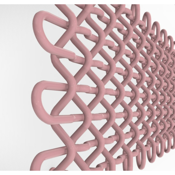 TERMA PLC H Designheizkörper Farbe RAL3015 - Detail