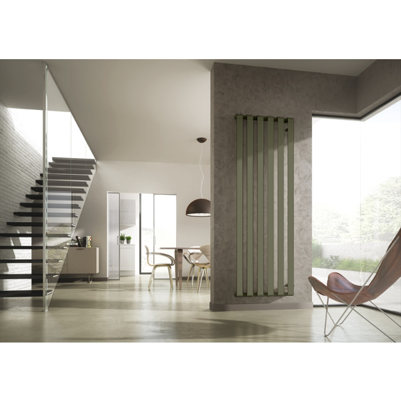 IRSAP Step V Designheizkörper 2000x670 Farbe Sunstone