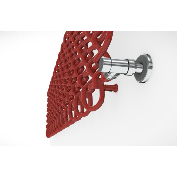 TERMA PLC H Designheizkörper Farbe RAL3000 - Detail