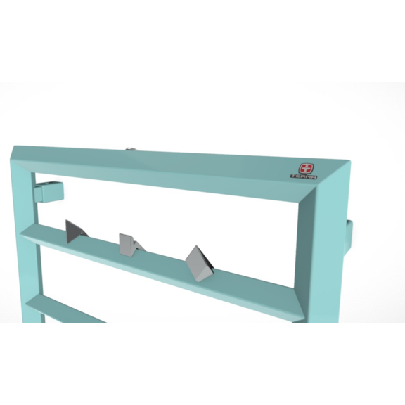 TERMA Diamond Badheizkörper Detail RAL6034 - Haken Spark