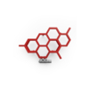 TERMA Hex Designheizkörper 422x711farba RAL3020