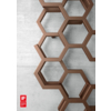 TERMA Hex Designheizkörper 1700x570 Farbe Copper - Detail