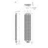 TERMA Ribbon V Retro Heizkörper Schema