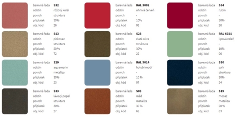 Farben ISAN - Farbenmustermappe