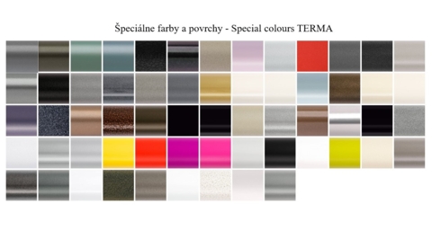 Farben Terma - spezielle Farben -Palette