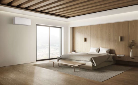 RAS SHORAI Curve White Brown bedroom