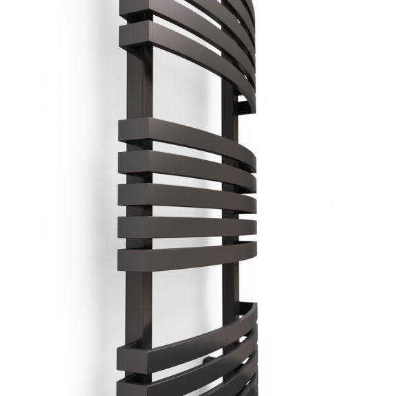 TERMA Kioto Designheizkörper an Wand 1185x480 RAL 7022