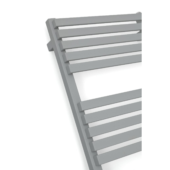 TERMA Quadrus Slim Designheizkörper Silver Matt detail 1