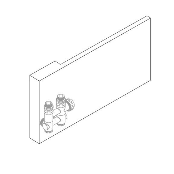 IRSAP Sequenze Designheizkörper versteckter Anschluss