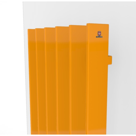 TERMA Cyklon V Designheizkörper - Farbvariante RAL1028