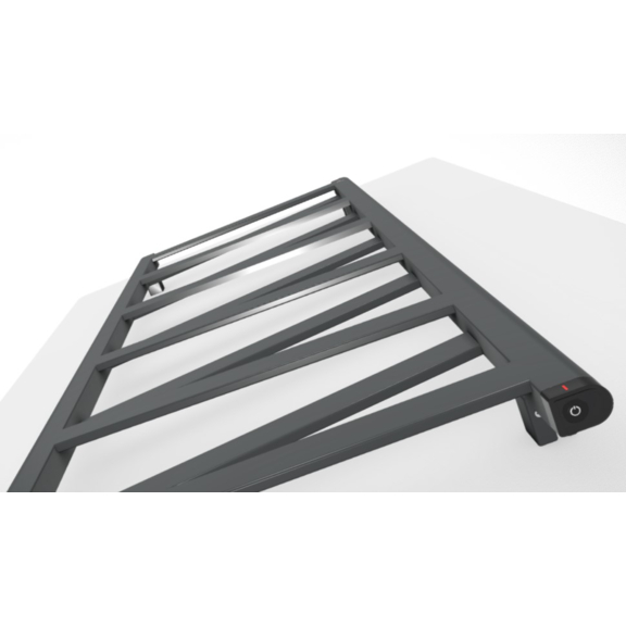 TERMA Vipera ONE Designheizkörper 1230x500 Farbe Granite Detail - elektrisch