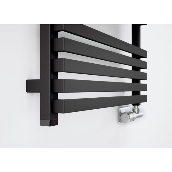 TERMA City One Badheizkörper Farbe Metallic Black Detail