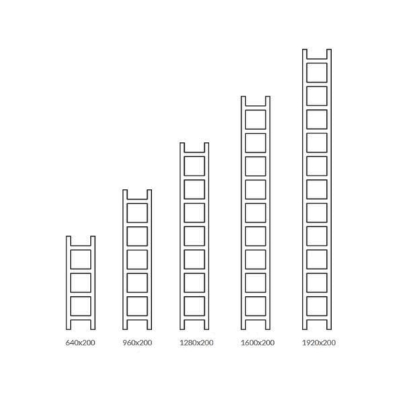 TERMA Easy vertikaler Designheizkörper - Größen