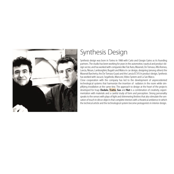 IRSAP Tratto Designheizkörper Synthesis Design