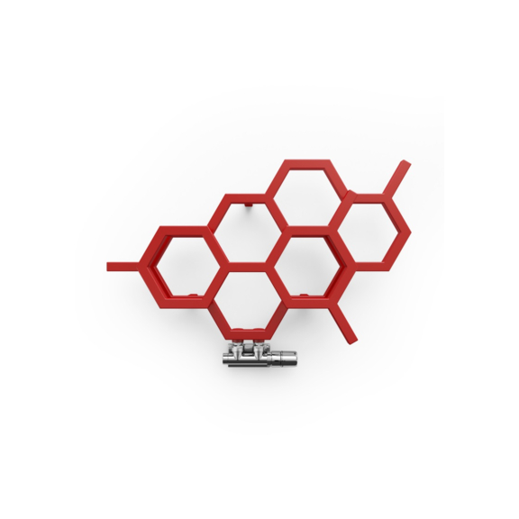 TERMA Hex Designheizkörper 422x711farba RAL3020