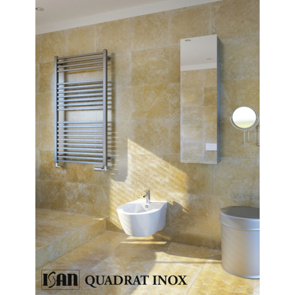 ISAN Quadrat Inox Edelstahlheizkörper