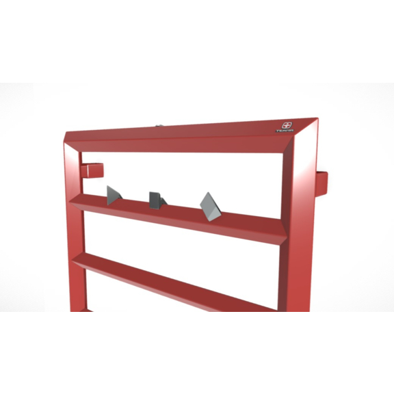 TERMA Diamond Badheizkörper 1120x500 RAL3031 Diamanten