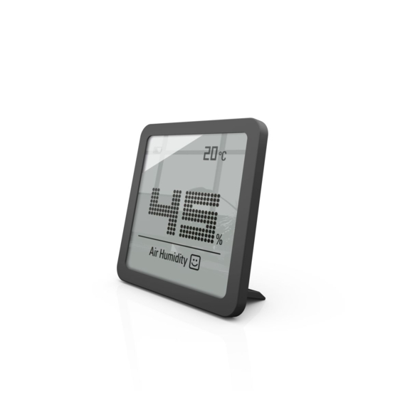 Stadler Form Selina Little digitaler Feuchtigkeitsmesser und Thermometer schwarz