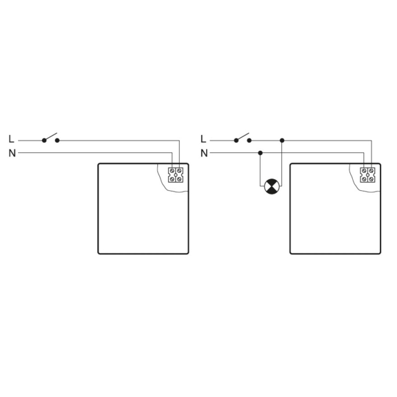 Ventilator Silent 100 Design CZ weiß - Schaltbild