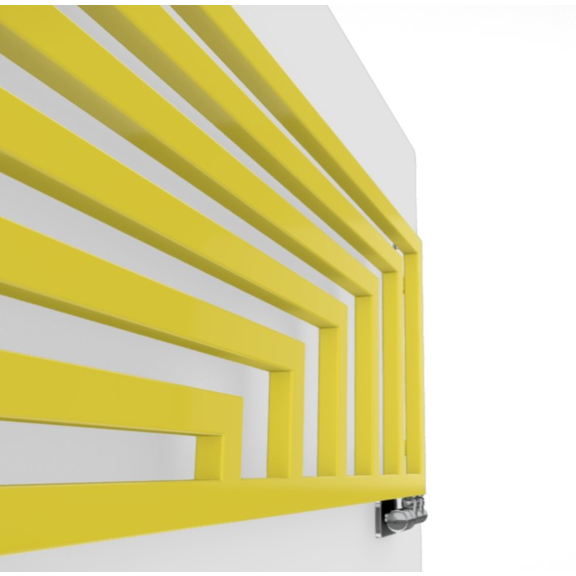 TERMA Angus H Designheizkörper Farbe RAL1016 Detail Profile