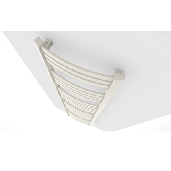 TERMA Dexter One Badheizkörper RAL 9016 Detail