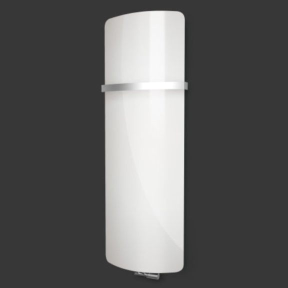 ISAN Variant Glass Pure White Glasheizkörper