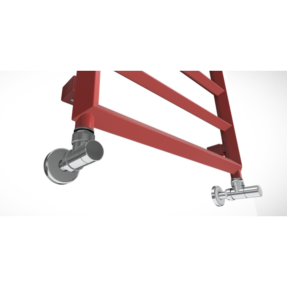 TERMA Diamond Badheizkörper 1120x500 RAL3031 Wandbefestigung