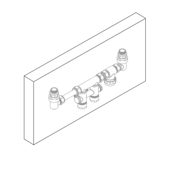 IRSAP Tratto Designheizkörper versteckte Anschlüsse