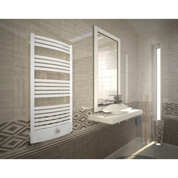 TERMA Dexter Pro ONE Badheizkörper RAL9016 - im Interieur