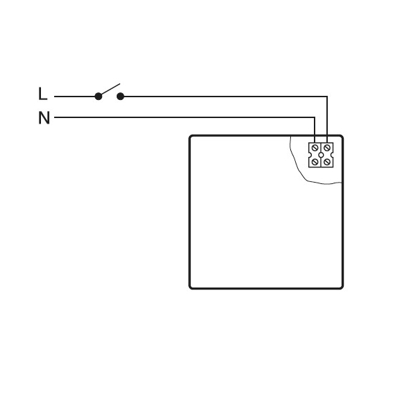 Ventilator ECOAIR SLC Ecowatt - Schaltbild