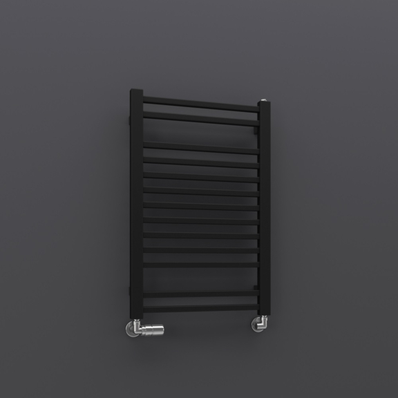 TERMA Bone Badheizkörper 760x500 - Ral 9005