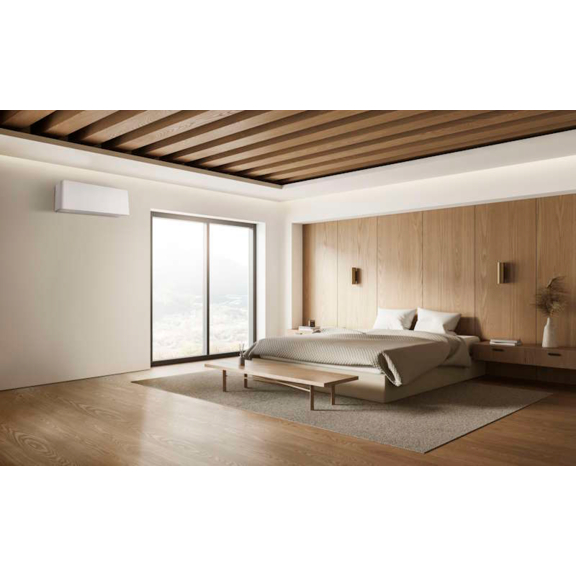 RAS SHORAI Curve White Brown bedroom