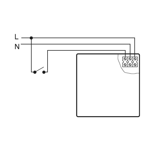 Ventilator ECOAIR DESIGN T Ecowatt - Schaltbild