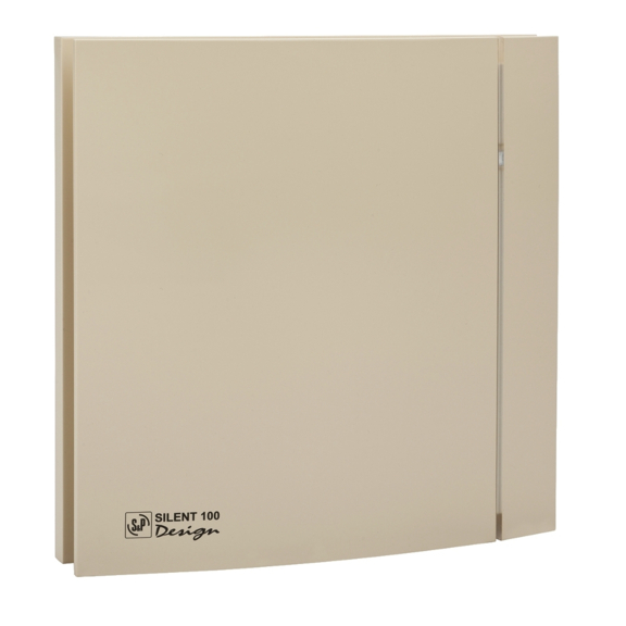 Ventilator Silent 100 Design CRZ - elfenbeinfarben