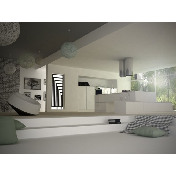 TERMA Angus DW Designheizkörper RAL 9016 1300x440