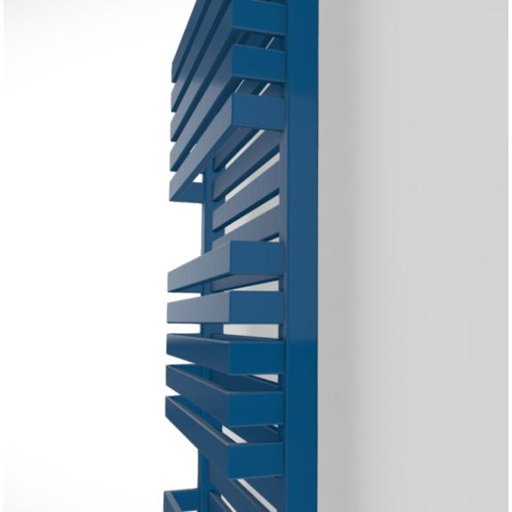 TERMA Quadrus Bold Designheizkörper RAL 5010 Detail